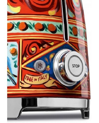 Toster Smeg - TSF01DGEU, 950 W, 6 stupnjeva, višebojni, Dolce & Gabbana - 3