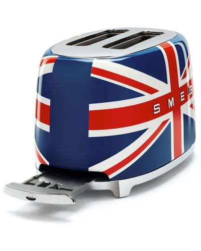 Toster Smeg - TSF01UJEU, 950W, 6 stupnjeva, engleska zastava - 4