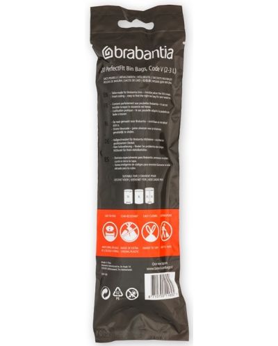 Vrećica za smeće Brabantia - PerfectFit, veličina V, 3 l, 20 komada - 2