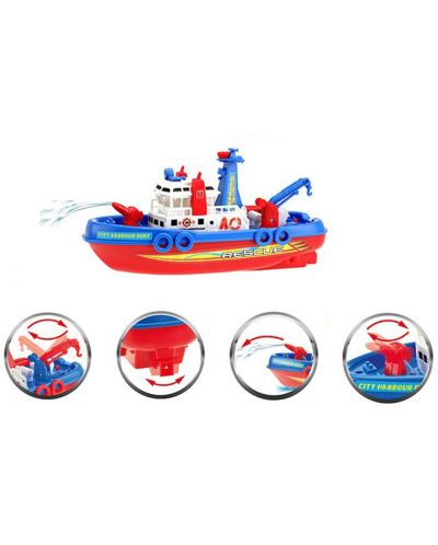 Dječja igračka Toi Toys - Čamac za spašavanje koja prska vode - 2