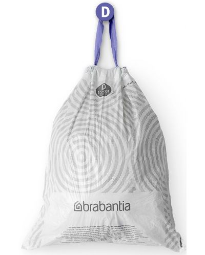 Vrećica za smeće Brabantia - PerfectFit, veličina D, 15-20 l, 10 komada - 5