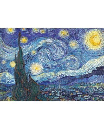 Puzzle Trefl od 1000 dijelova - Zvjezdana noć, Vincent van Gogh - 1