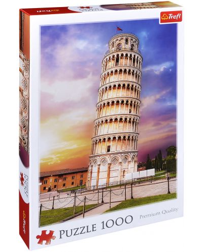 Puzzle Trefl od 1000 dijelova - Pizanski toranj - 1