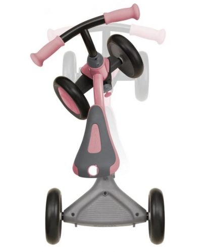 Bicikl za ravnotežu Globber - Learning bike, 3 u 1, ružičasti - 6
