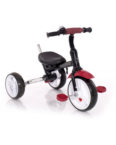 Tricikl sa zračnim gumama Lorelli - Moovo, Red & Black Luxe - 11
