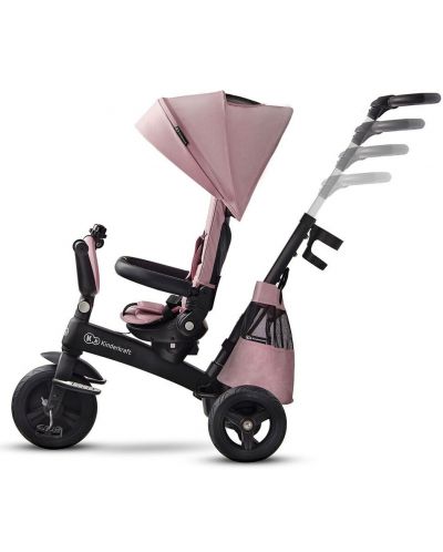 Tricikl KinderKraft - Easytwist, ružičasti - 6