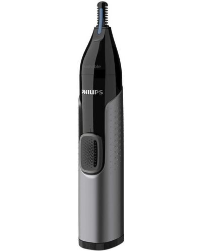 Trimer za nos, uši i obrve Philips - Series 3000 NT3650/16, sivi - 3