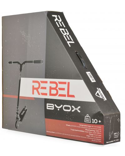 Romobil Byox - Stunt Rebel, crni - 7