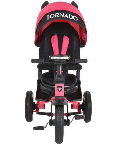 Tricikl Byox - Tornado, s glazbenom pločom, ružičasti - 2