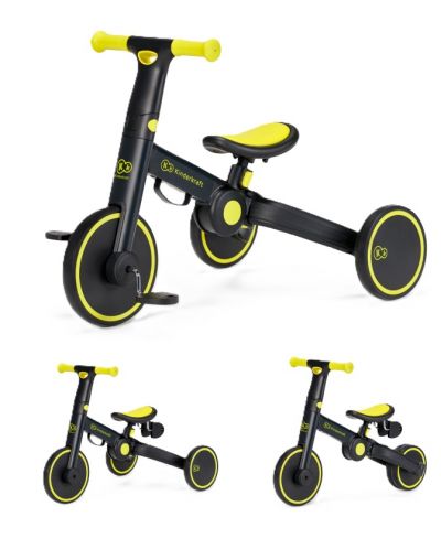 Tricikl 3 u 1 KinderКraft - 4trike, Black - 2