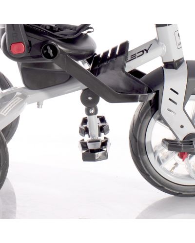 Tricikl sa zračnim gumama Lorelli - Speedy, Grey&Black - 7