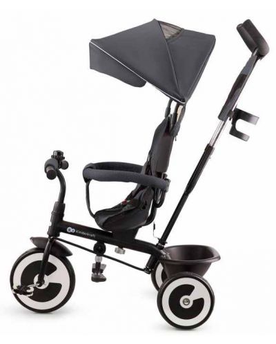 Tricikl KinderKraft - Aston, tamnosivi - 2
