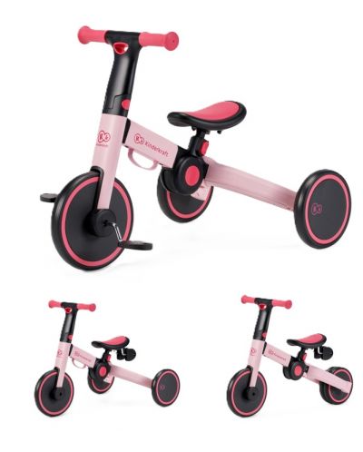 Tricikl 3 u 1 KinderКraft - 4trike, Pink - 2