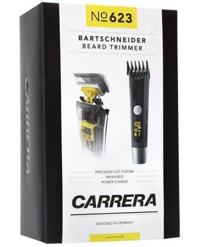 Trimer za bradu Carrera - Professional No.623, crni/sivi - 8
