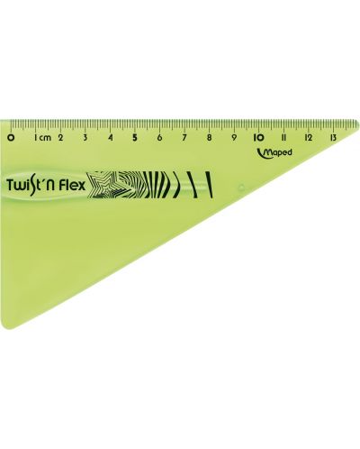 Trokut Maped Twist'n Flex - 15 cm, zeleni - 2