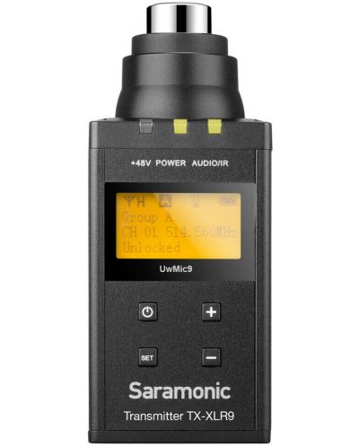 Odašiljač Saramonic - TX-XLR9, za UwMic9, crni - 1