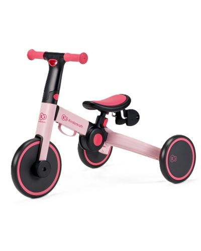 Tricikl 3 u 1 KinderКraft - 4trike, Pink - 1