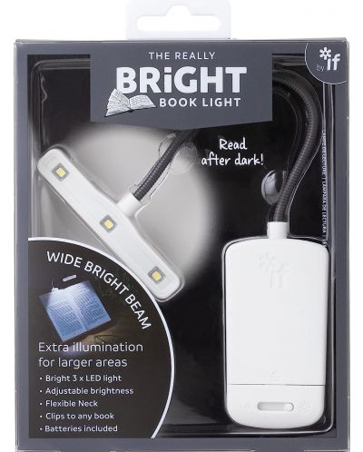 Svjetlo za knjige u boji IF – Bright, bijelo - 1