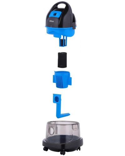 Ciklonski usisavač s vrećicom Zilan - ZLN-8945, vodeni, plavi - 4