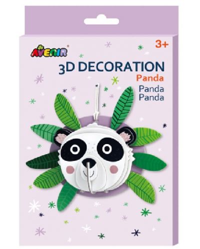 Kreativni set Avenir - Uradi sam 3D ukras, Panda - 1