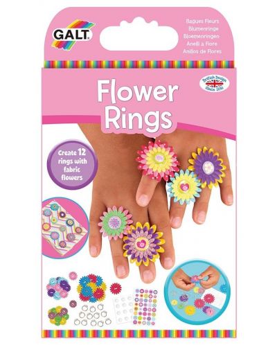 Kreativni set Galt Toys – Napravi sama prstene, cvijeće - 1