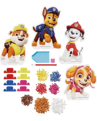 Kreativni set Totum - Uradi sam dijamantne kartice Paw Patrol, 4 komada - 2