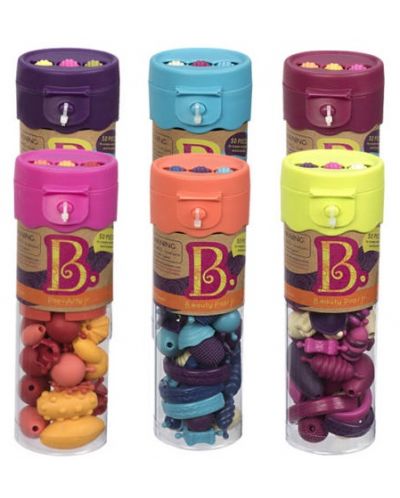 Kreativni set Battat - Perle u boji, 50 komada, asortiman - 2