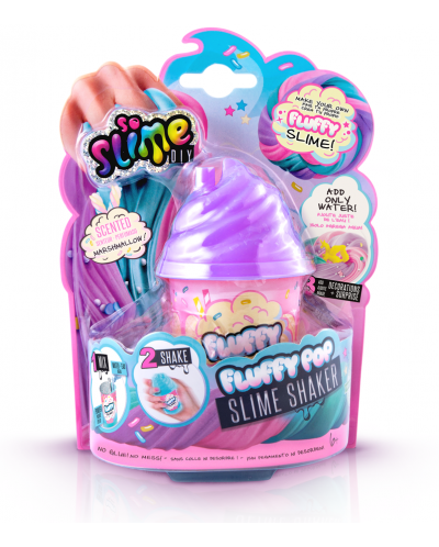 Kreativni set Canal Toys - So Slime, Fluffy Slime Shaker, ljubičasti - 1
