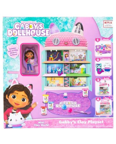 Kreativni set Gabby's Dollhouse - Igre s plastelinom - 1