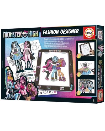 Kreativni set Educa - Modni dizajner, Monster High - 1
