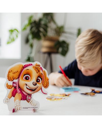 Kreativni set Totum - Uradi sam dijamantne kartice Paw Patrol, 4 komada - 4