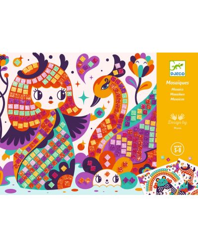Kreativni komplet Djeco - Mozaik kokeshi - 1