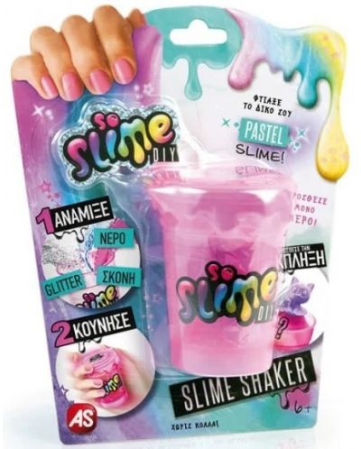 Kreativni set Canal Toys - So Slime, Slime shaker, svijetlo ružičasti - 1
