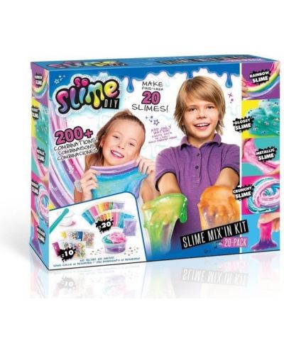 Kreativni set Canal Toys - So Slime, Napravite sluz, 20 boja - 1