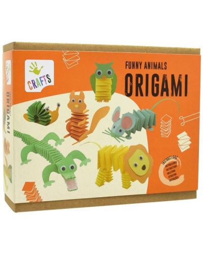 Kreativni set Andreu toys – Origami, zabavne životinje - 1