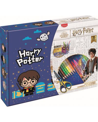 Kreativni set za crtanje Maped Harry Potter - 35 dijelova - 1