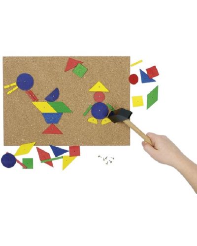 Kreativni set Goki - Mozaik s čekićem i čavlima - 3