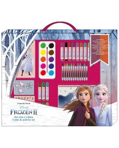 Kreativni set MC Toys - Frozen, u aktovci, 35 komada - 1