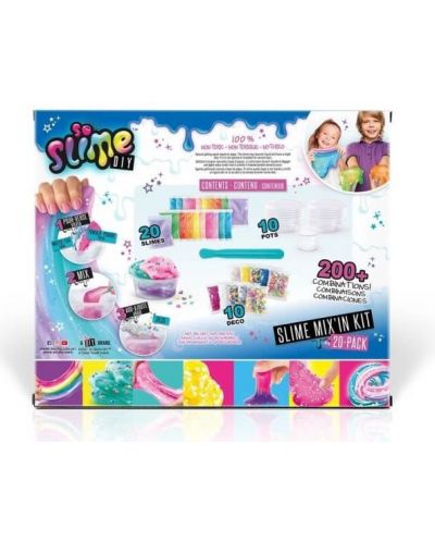 Kreativni set Canal Toys - So Slime, Napravite sluz, 20 boja - 6