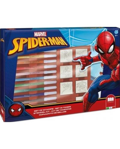 Kreativni set Multiprint Maxi Box - Spider-Man - 1