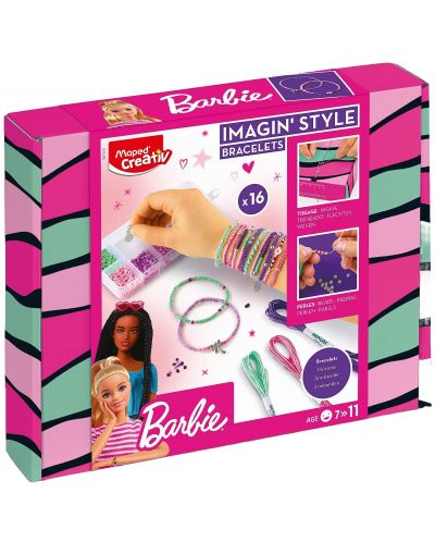 Kreativni set Maped Creativ - Barbie, narukvice - 1