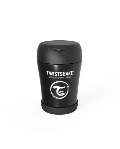Posuda za hranu Twistshake Insulated Pastel - Crna, 350 ml - 5
