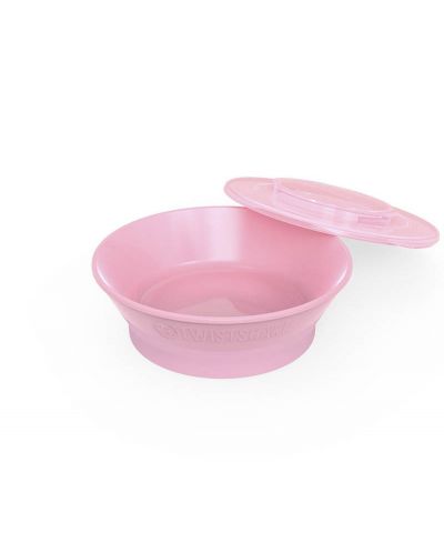 Zdjelica za hranjenje Twistshake Plates Pastel - Roza, preko 6 mjeseci - 2
