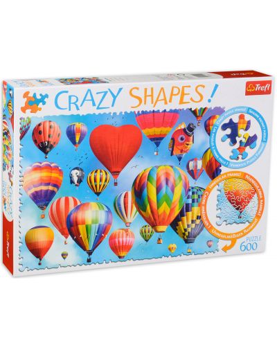 Puzzle Trefl od 600 dijelova - Baloni u boji - 1