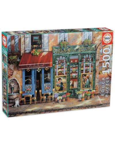 Puzzle Educa od 1500 dijelova  - Palača cvijeća - 1