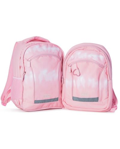 Školski ruksak Yolo - Tie dye pink, 2 in 1  - 7