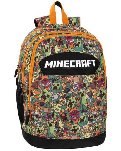 Školski ruksak Panini Minecraft - Funtage, 2 pretinca - 1