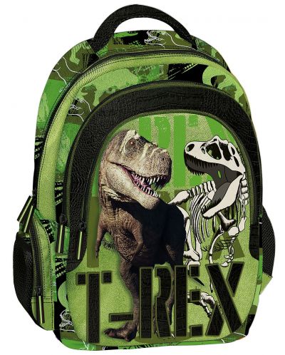 Školski ruksak Graffiti T-Rex - S 3 pretinca - 1