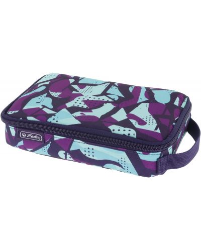 Školska pernica Herlitz 2Go - Camo Purple - 1