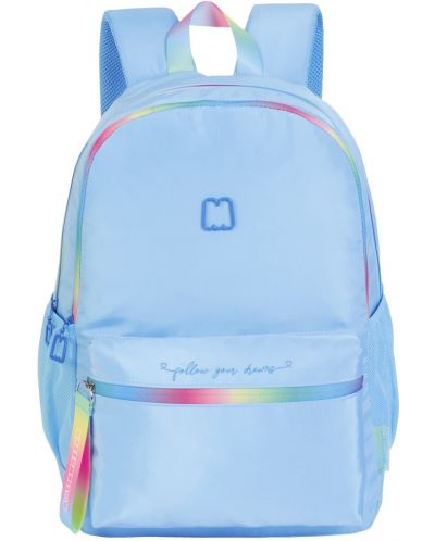 Školski ruksak Marshmallow Fantasy - Plavi, s 2 pretinca - 1